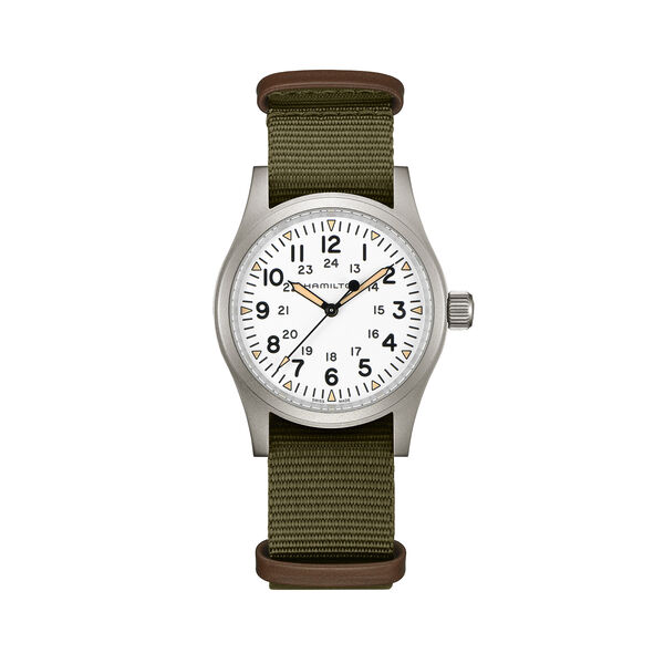 Khaki Field Manual 38 mm Stainless Steel
